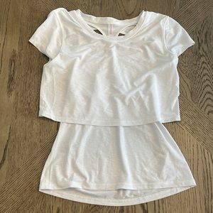 Free People Movement Cutout Top White Size XS New